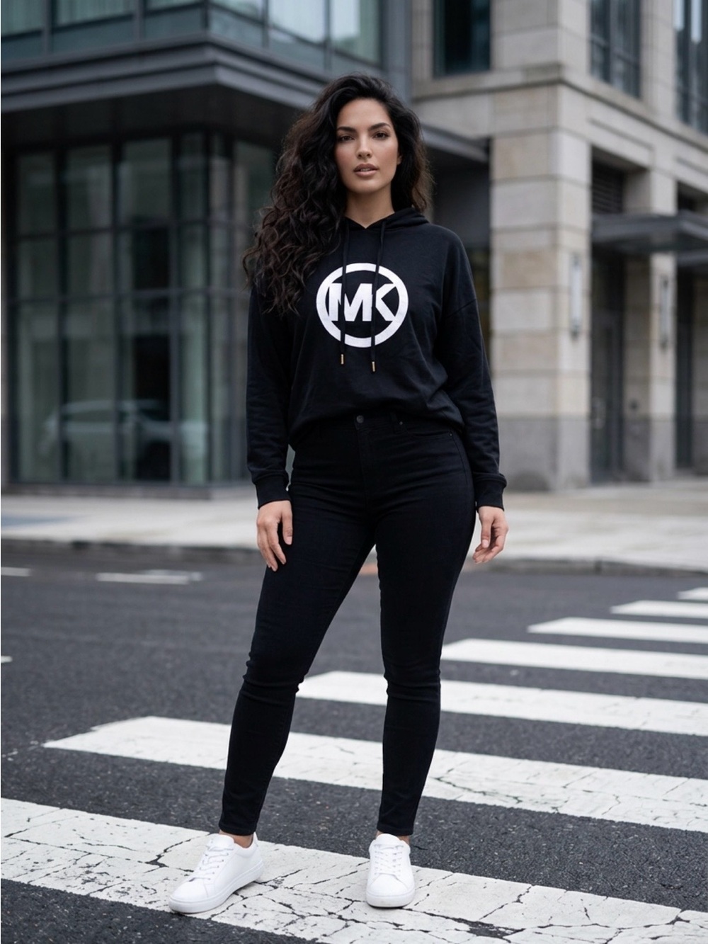 Michael Kors Black Skinny High-Rise Jeans